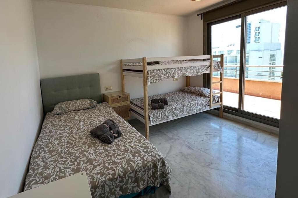 Apartament Atico Puerto Marina 2 Hab Con Piscina, 500M De La Plata Torremolinos Zewnętrze zdjęcie