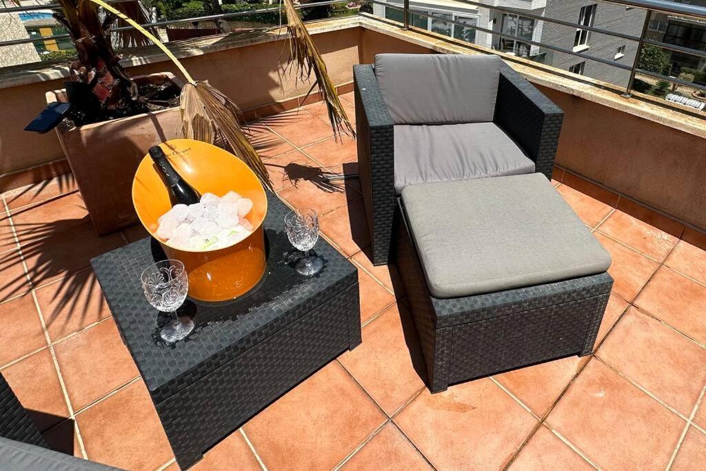 Apartament Atico Puerto Marina 2 Hab Con Piscina, 500M De La Plata Torremolinos Zewnętrze zdjęcie