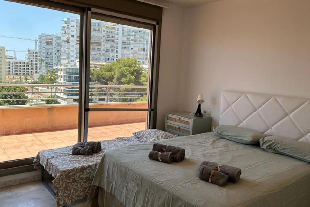 Apartament Atico Puerto Marina 2 Hab Con Piscina, 500M De La Plata Torremolinos Zewnętrze zdjęcie