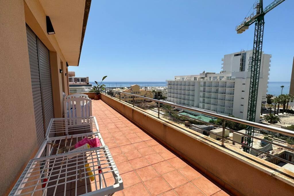 Apartament Atico Puerto Marina 2 Hab Con Piscina, 500M De La Plata Torremolinos Zewnętrze zdjęcie
